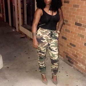 women's fatigue cargo pants